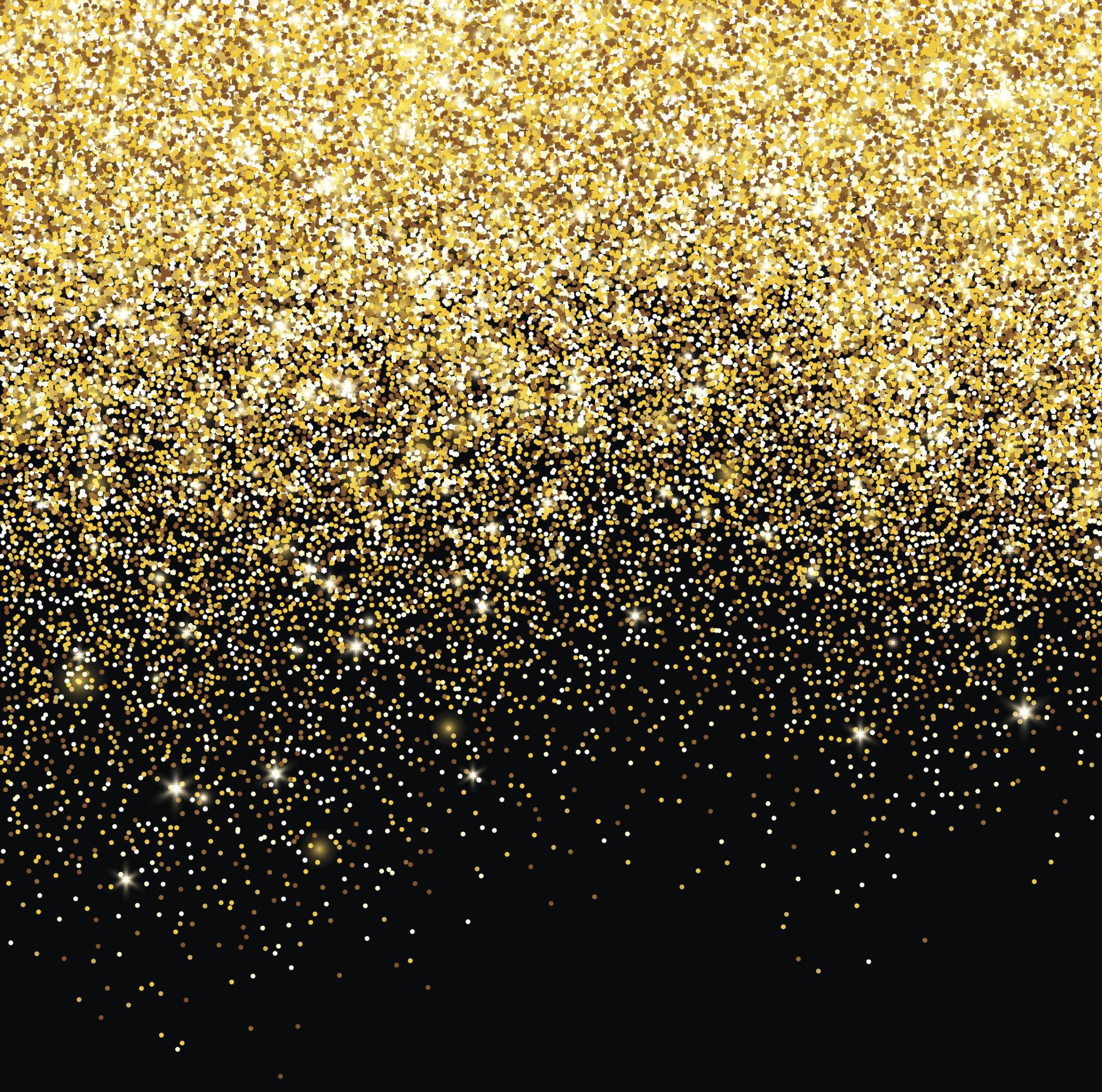 Vector illustration of falling glitter confetti, golden dust. Fe –  Silverlake 2200